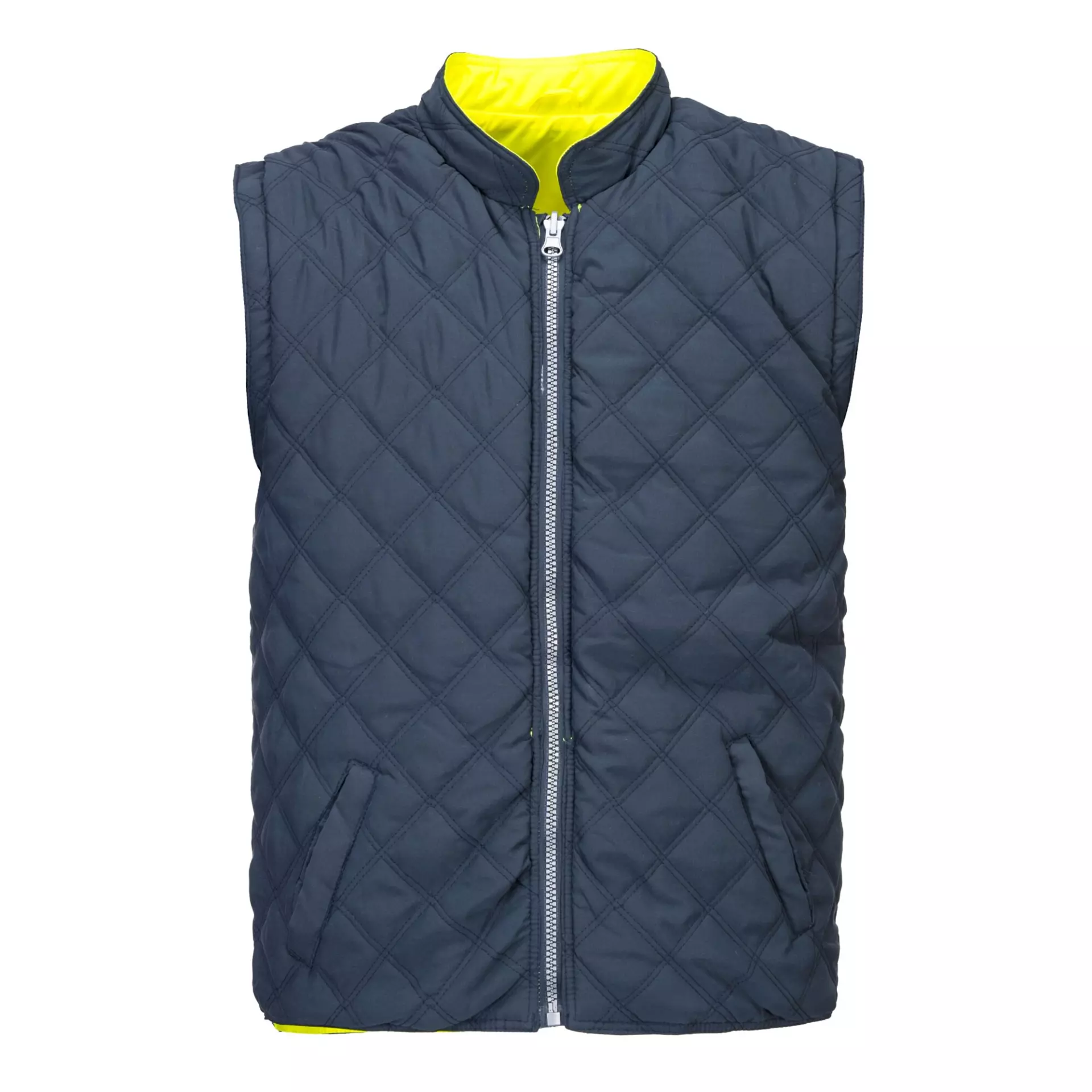 Portwest S769YNR, Hi-Vis Breathable 2-in-1 Contrast Reversible Jacket, Yellow/Navy, image 5