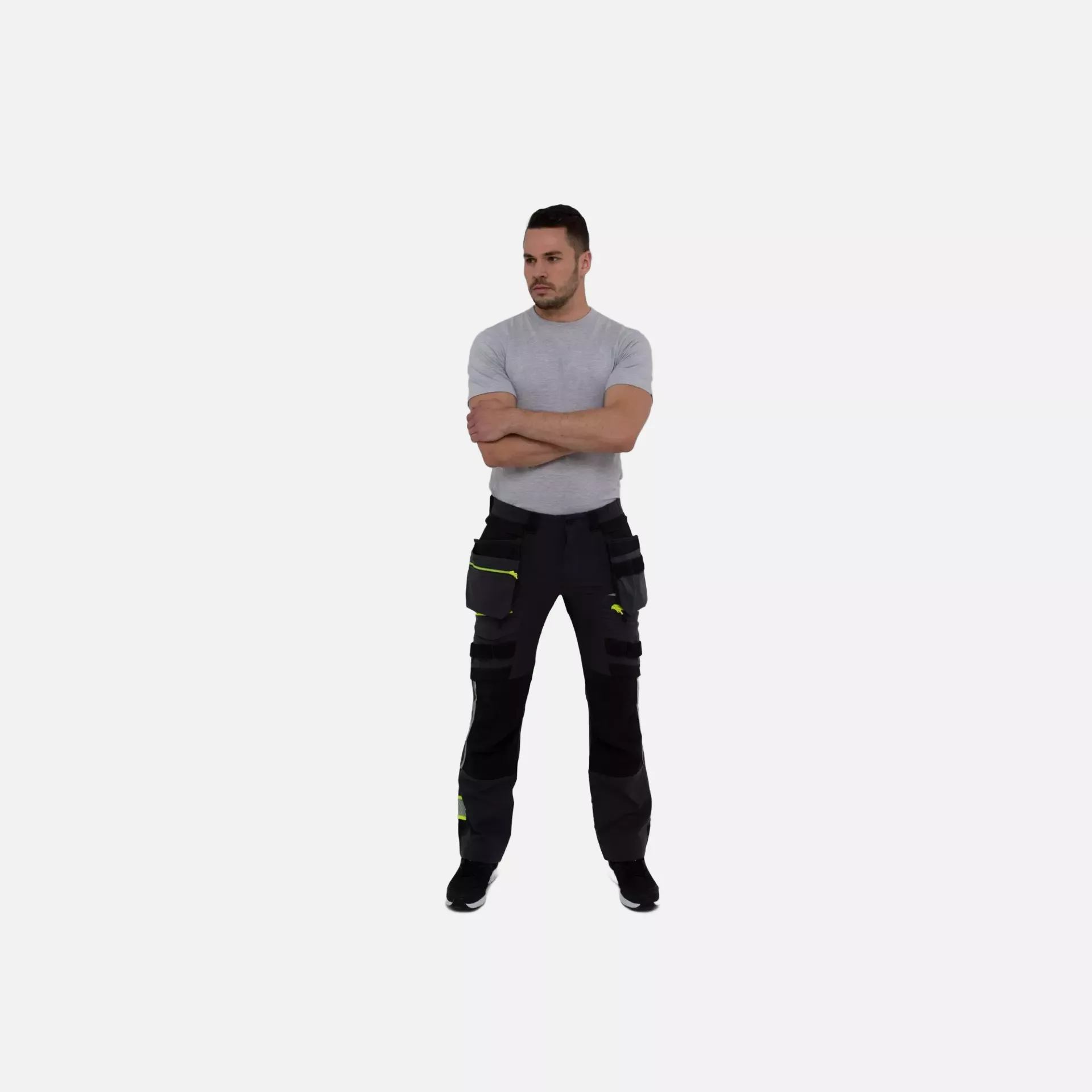 Portwest DX440BKR, DX4 Detachable Holster Pocket Trousers, Black, image 11