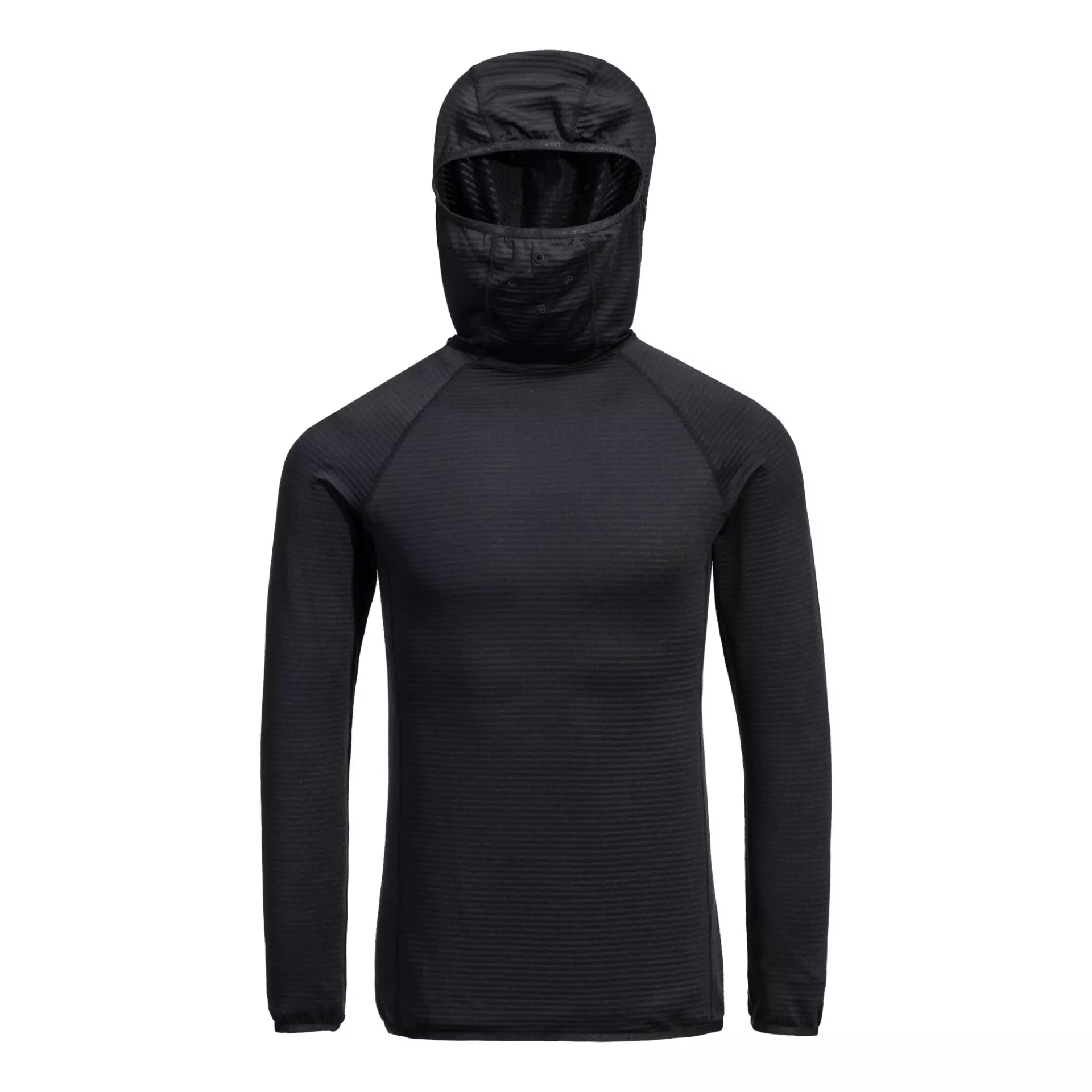 Portwest B191BKR, Waffle Fleece Hooded Baselayer, Black, image 4