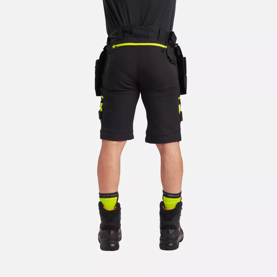 Portwest DX444BKR, DX4 Shorts mit abnehmbaren Holstertaschen, Schwarz, image 5, gallery thumbnail