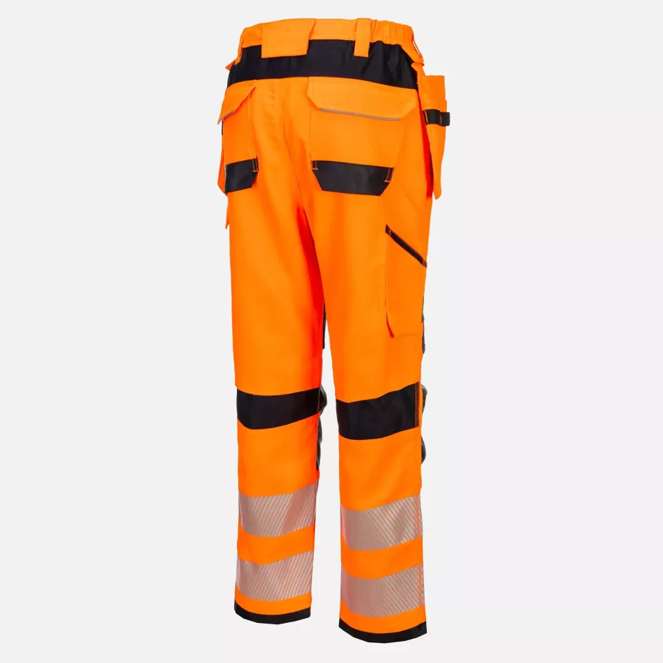 Portwest FR415OBR, PW3 FR Modaflame HVO Holsterhose, Orange/Schwarz, image 4, gallery thumbnail