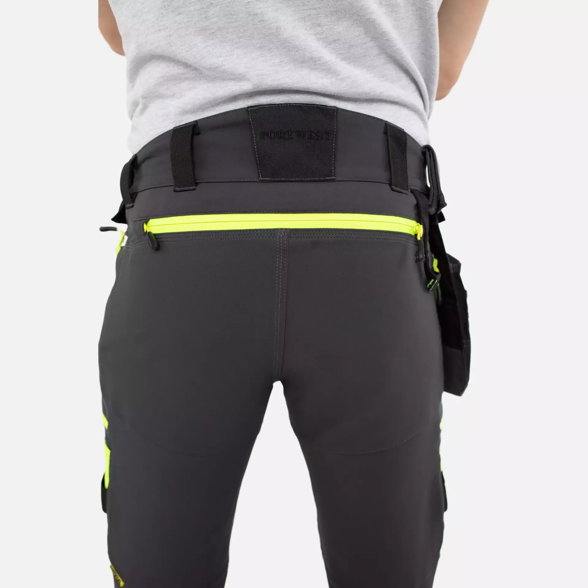 Portwest DX440MGR, DX4 Detachable Holster Pocket Trousers, Metal Grey, image 4