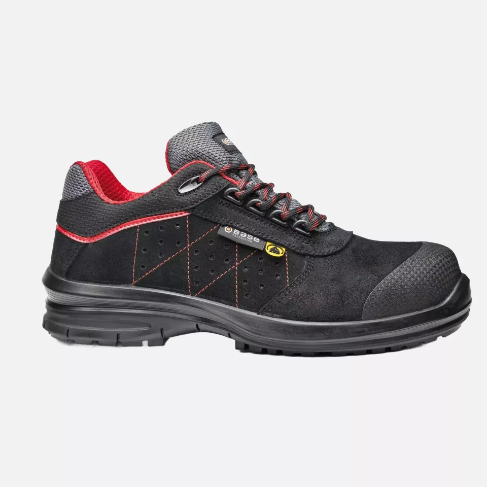 Portwest B0953BKD, Quasar/Cursa S1P SRC, Black/Red, image 1, gallery thumbnail