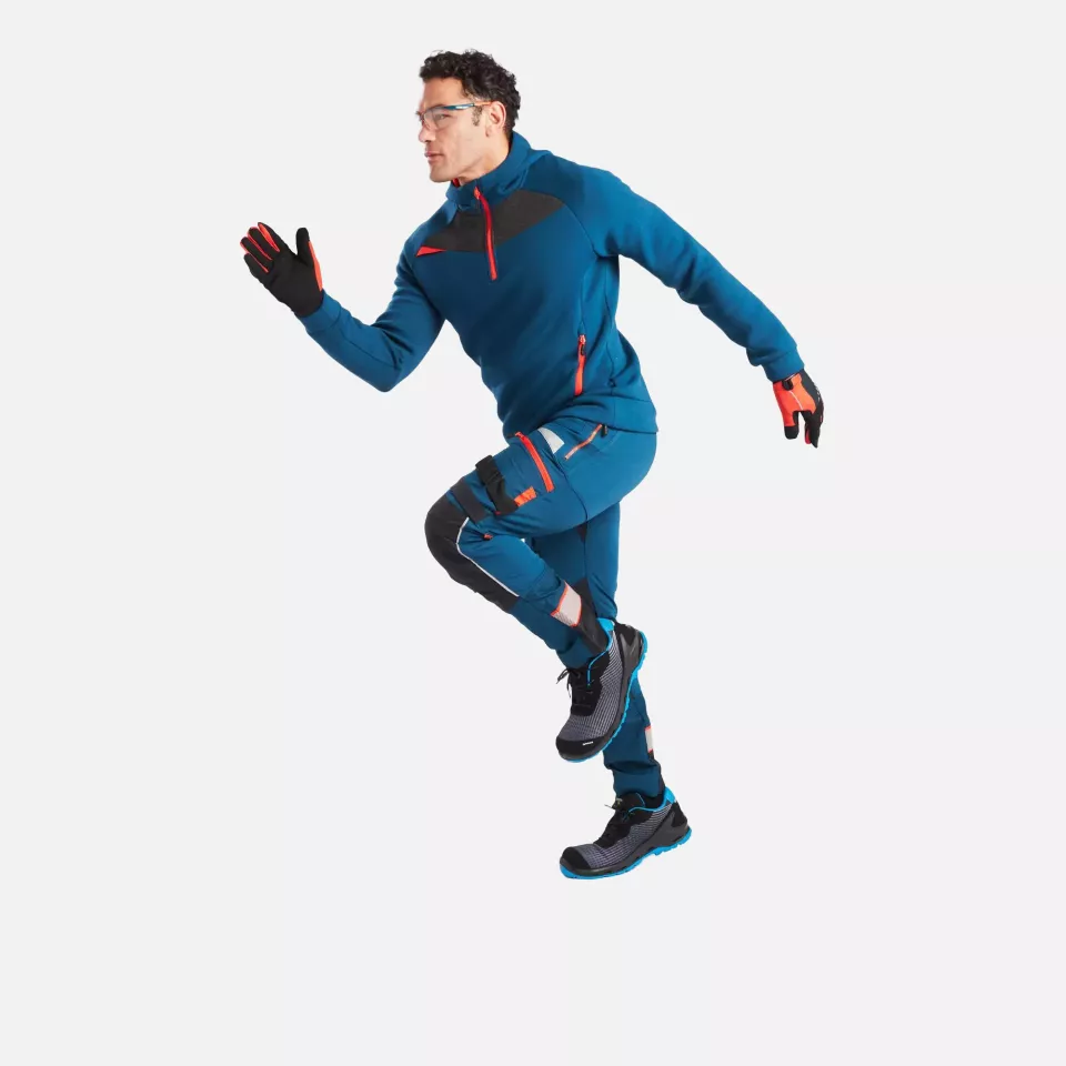 Portwest DX467MBR, DX4 Hoodie mit kurzem Reißverschluss, Metro Blau, image 9, gallery thumbnail