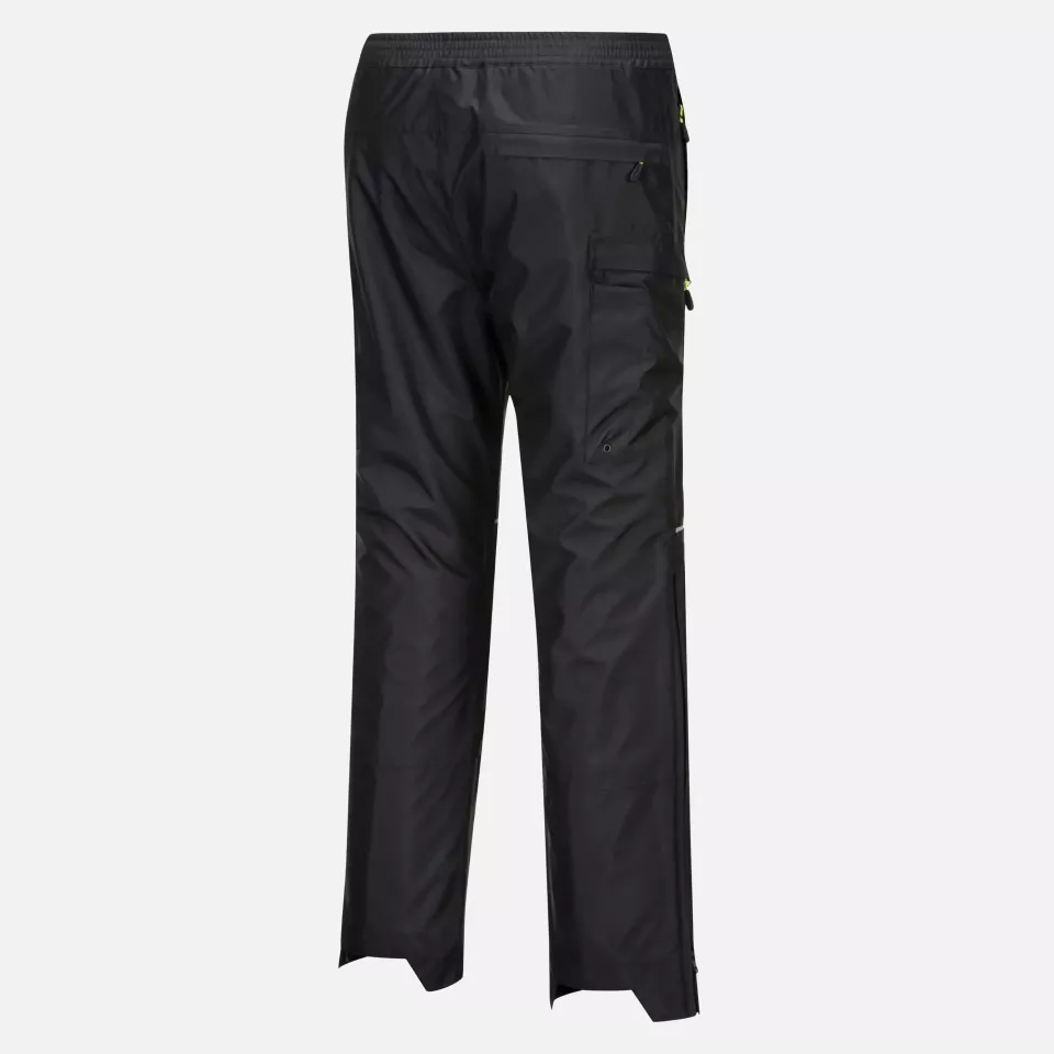Portwest T604BKR, PW3 Rain Trousers, Black, image 2, gallery thumbnail