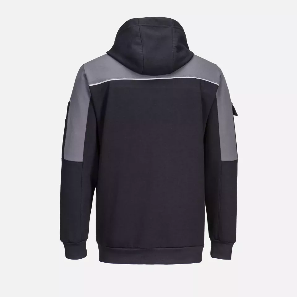 Portwest PW337BKR, PW3 Pullover Hoodie, Black, image 2, gallery thumbnail