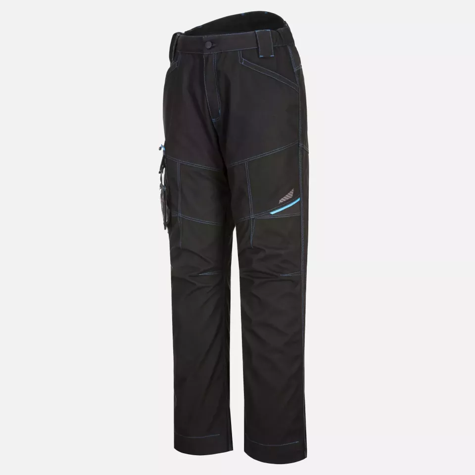 Portwest T711BKR, WX3 Service Trousers, Black, image 3, gallery thumbnail