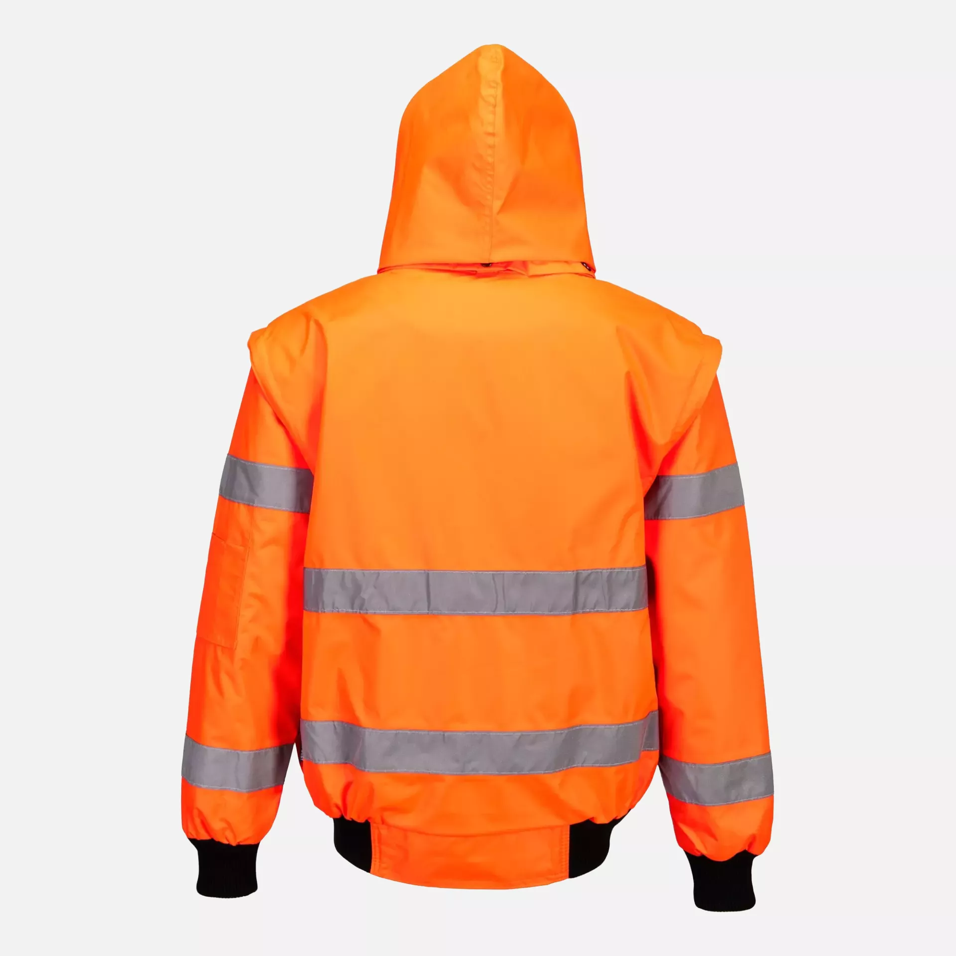 Portwest C467ORR, Hi-Vis 3-in-1 Bomber Jacket, Orange, image 2