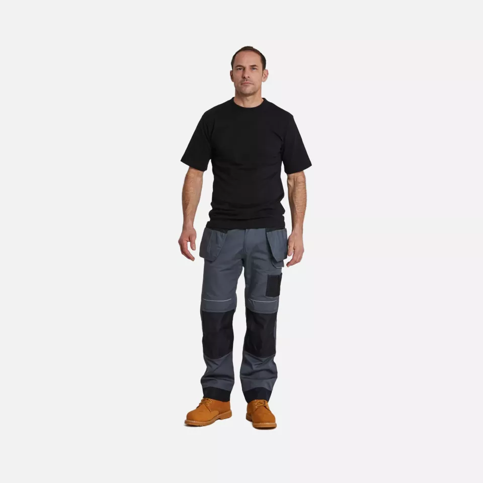 Portwest T602ZBR, PW3 Holster Work Trousers, Zoom Grey/Black, image 5, gallery thumbnail