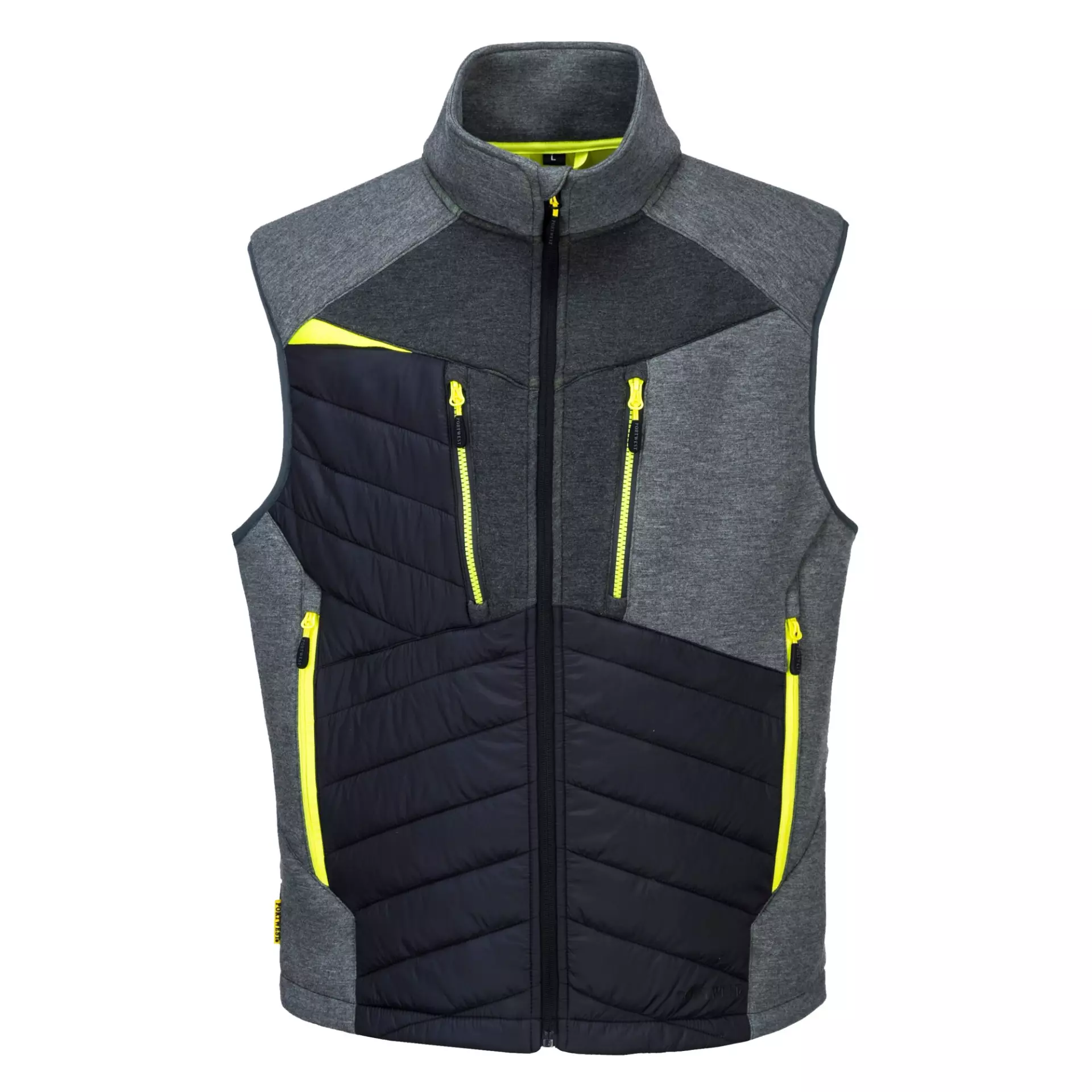Portwest DX470MGR, DX4 Hybrid Baffle Gilet, Metal Grey, image 1