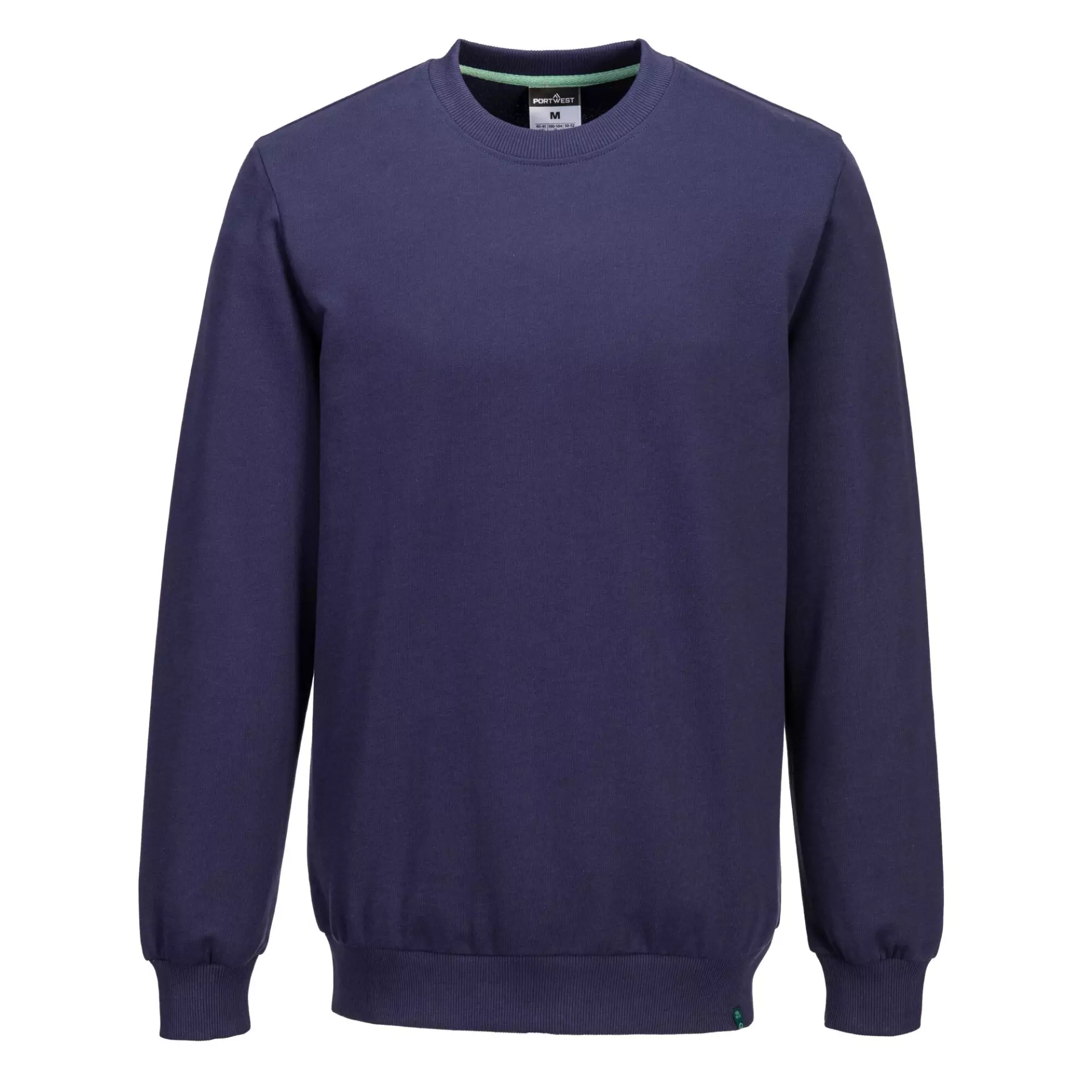 Portwest EC300NAR, Recycelbares Sweatshirt aus Bio-Baumwolle, Marine
