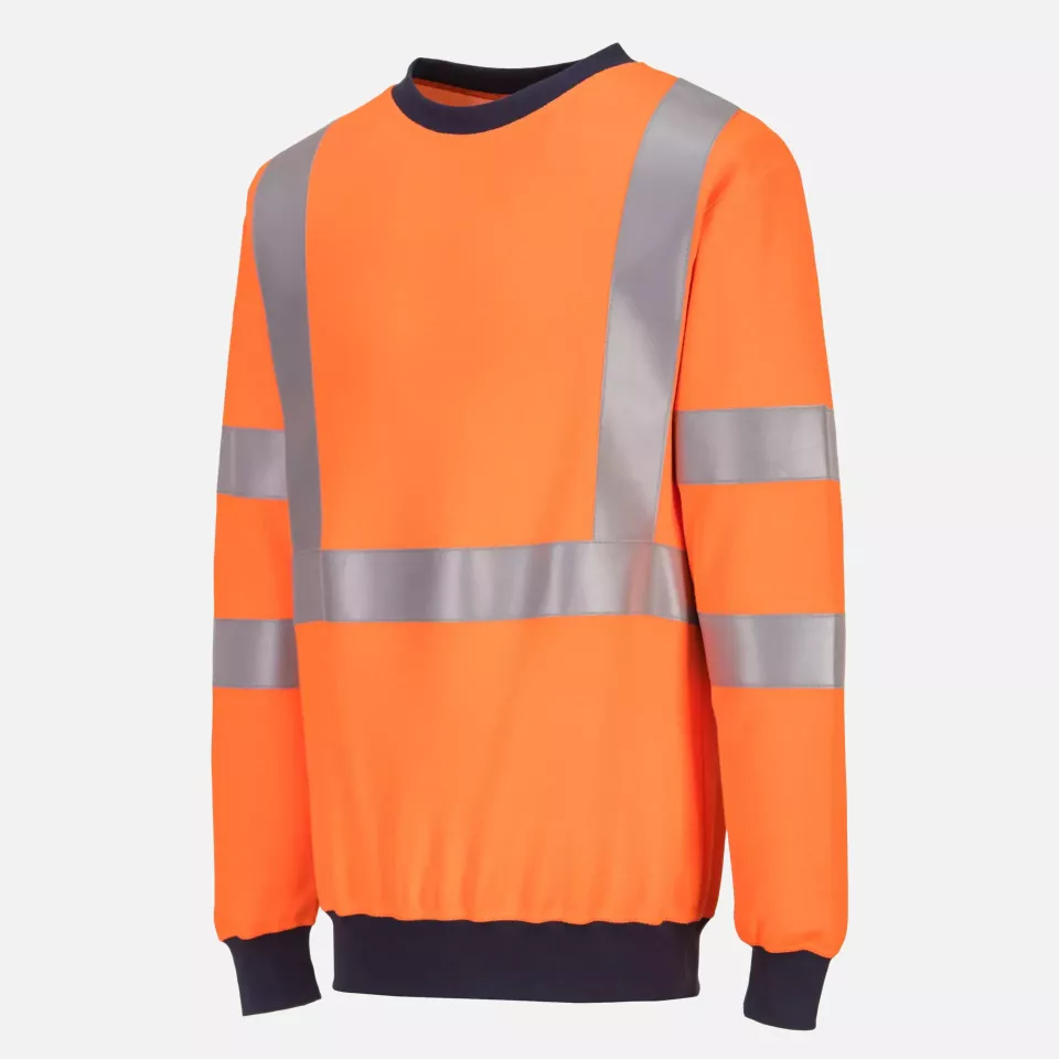 Portwest FR703ORR, FR Modaflame HVO Sweatshirt, Orange, image 3, gallery thumbnail