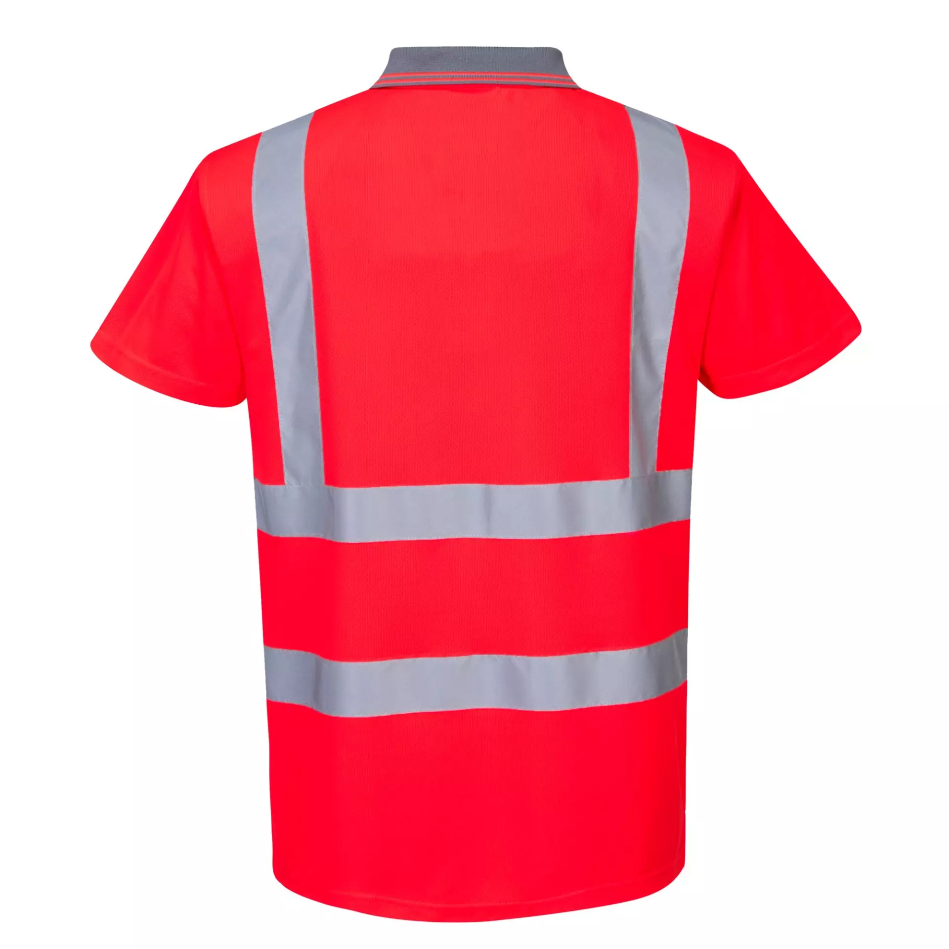 Portwest S477RER, Hi-Vis Polo Shirt S/S, Red, image 2