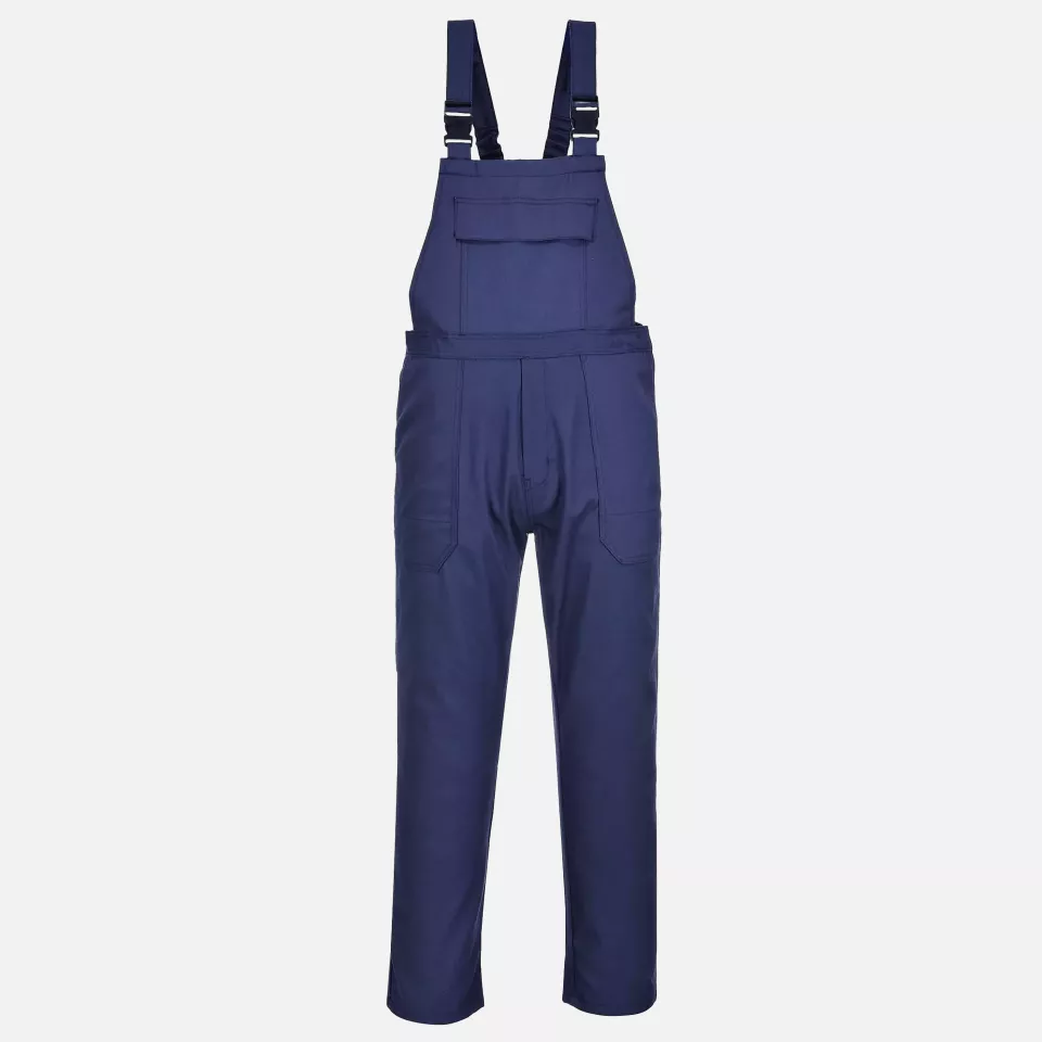 Portwest BIZ4NAR, Bizweld FR Bib and Brace, Navy, image 1, gallery thumbnail