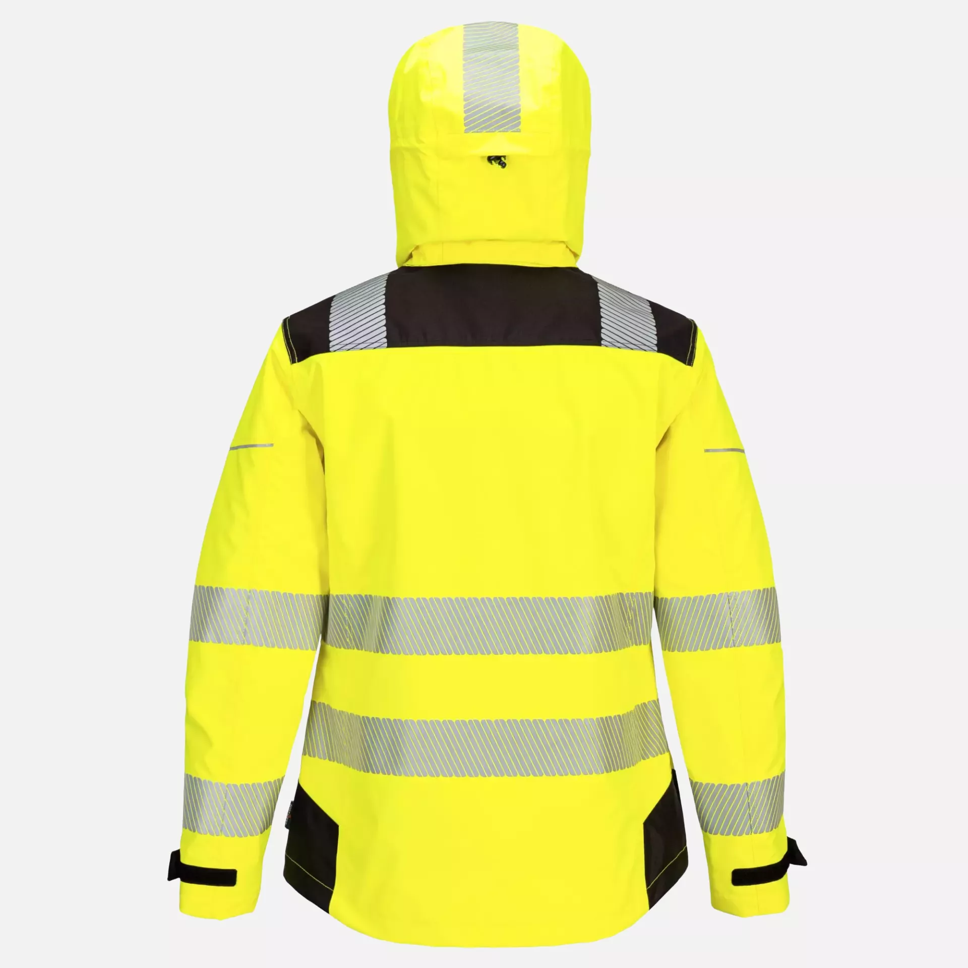 Portwest PW389YBR, PW3 Hi-Vis Women's Rain Jacket, Yellow/Black, image 2