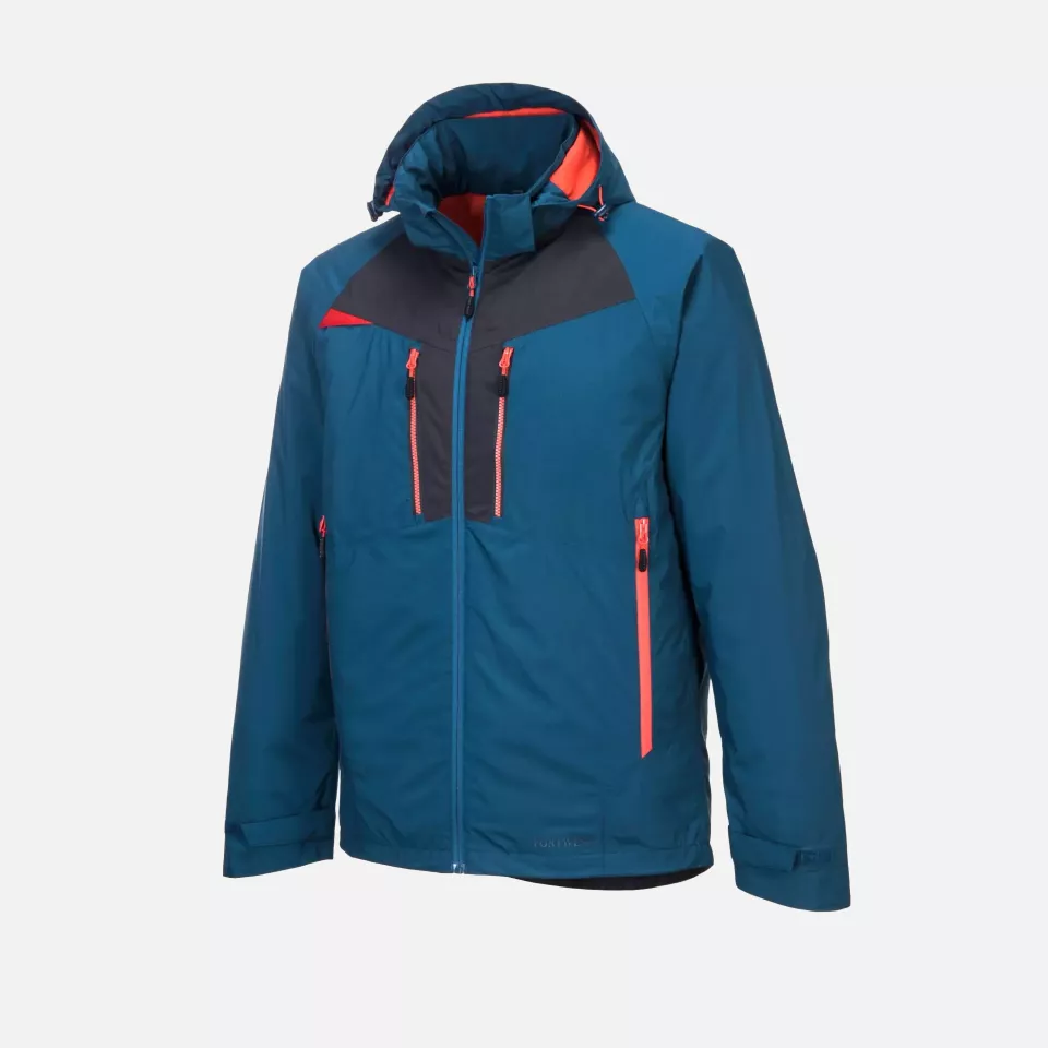 Portwest DX460MBR, DX4 Winter Jacket, Metro Blue, image 3, gallery thumbnail