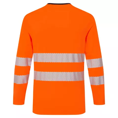 Portwest DX4 Hi-Vis T-Shirt L/S, Orange/Black