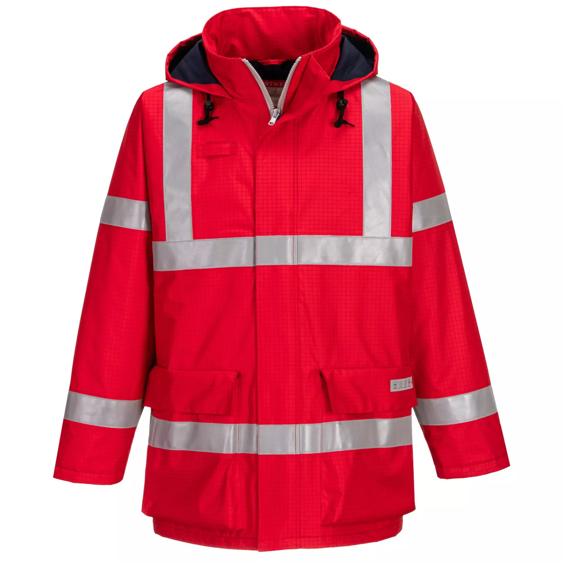Portwest S785RER, Bizflame Rain Anti-Static FR Jacket, Red, image 1
