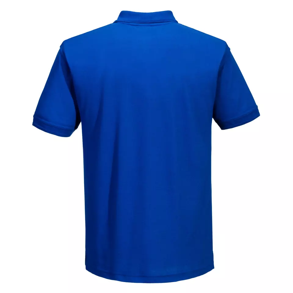 Portwest B210RBR, Naples Polo Shirt S/S, Royal Blue, image 2, gallery thumbnail