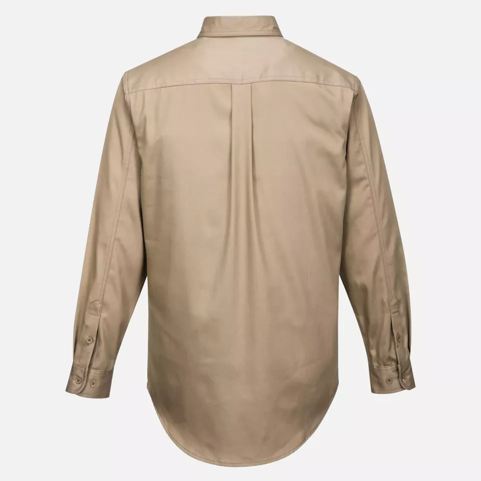Portwest FR89KHR, Bizflame 88/12 FR Work Shirt, Khaki, image 2, gallery thumbnail