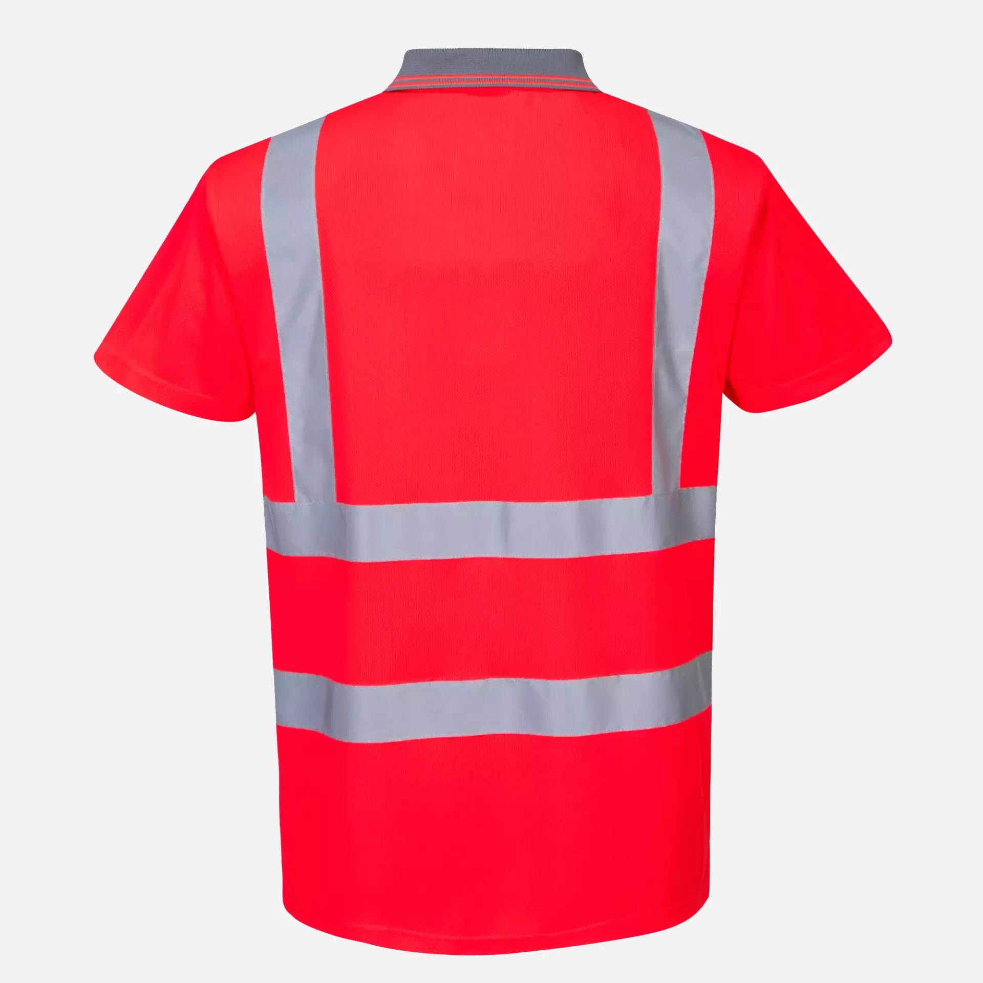 Portwest S477RER, Warnschutz-Poloshirt Kurzarm, Rot, image 2