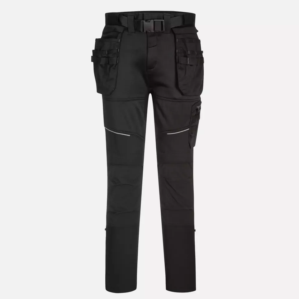 Portwest KX343BKR, KX3 Holster Jogger, Black, image 1, gallery thumbnail