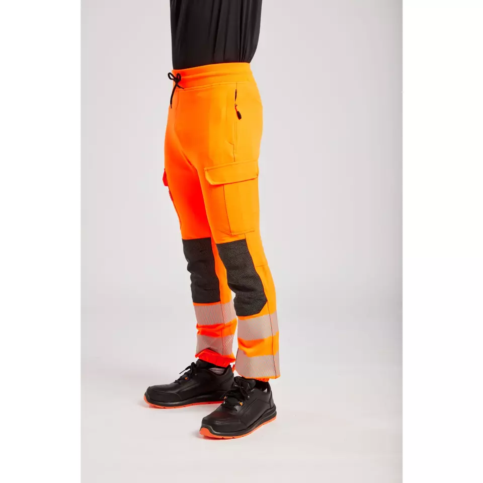 Portwest KX346OBR, PW3 Hi-Vis Flexi Jogger, Orange/Black, image 4, gallery thumbnail