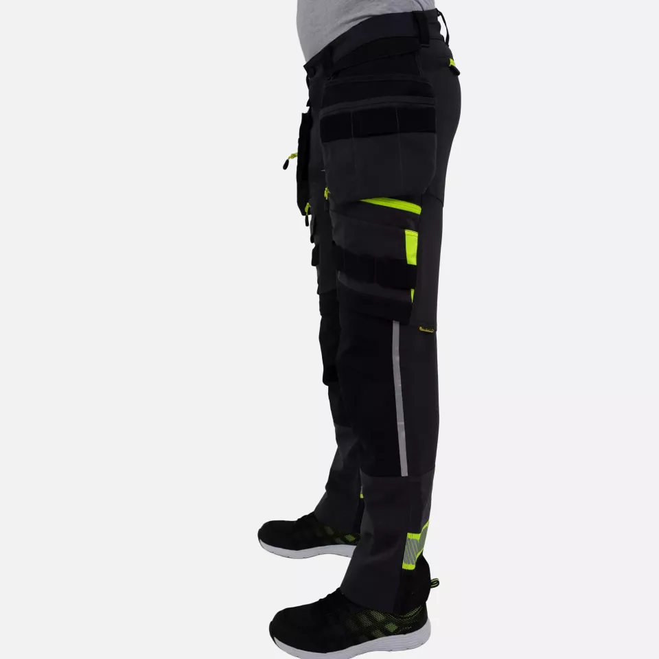 Portwest DX440MGR, DX4 Detachable Holster Pocket Trousers, Metal Grey, image 5, gallery thumbnail