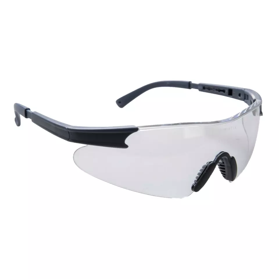 Portwest PW17CLR, Curvo Safety Glasses, Clear, image 1, gallery thumbnail