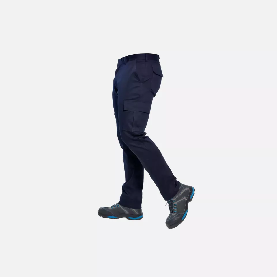 Portwest S231BKR, WX2 Eco Stretch Slim Fit Combat Trousers, Black, image 8, gallery thumbnail