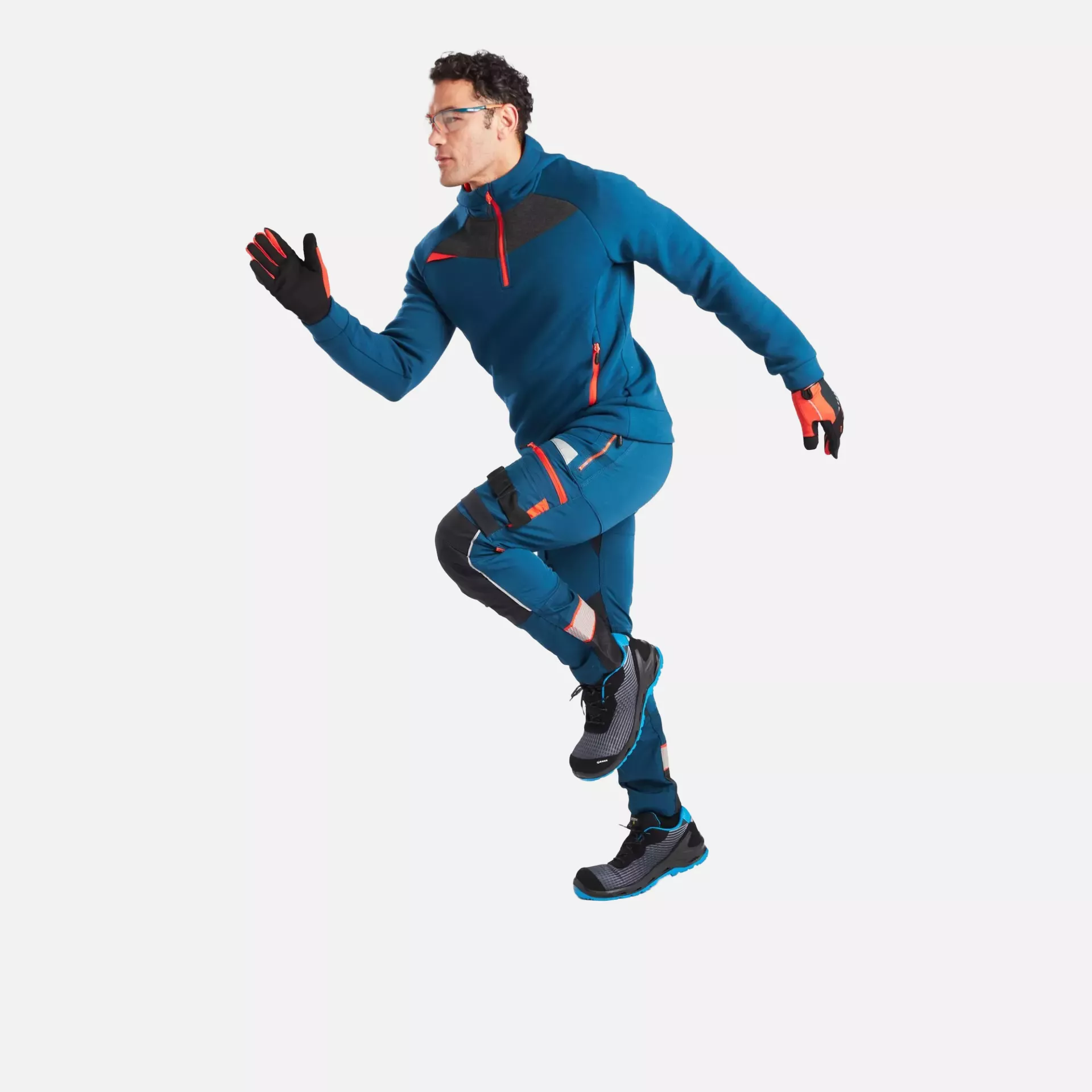 Portwest DX467MBR, DX4 Hoodie mit kurzem Reißverschluss, Metro Blau, image 9