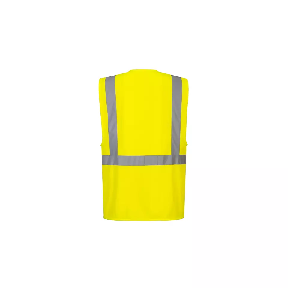 Portwest C357YER, Hi-Vis Tablet Pocket Executive Vest, Yellow, image 2, gallery thumbnail
