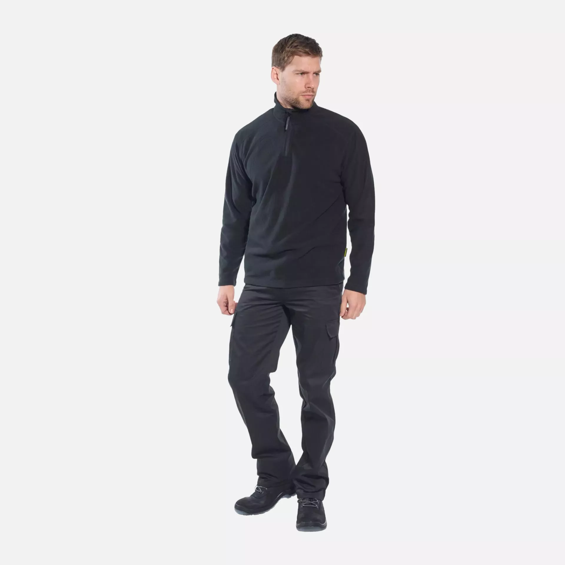 Portwest F180NAR, Staffa Microfleece Pullover, Navy, image 2