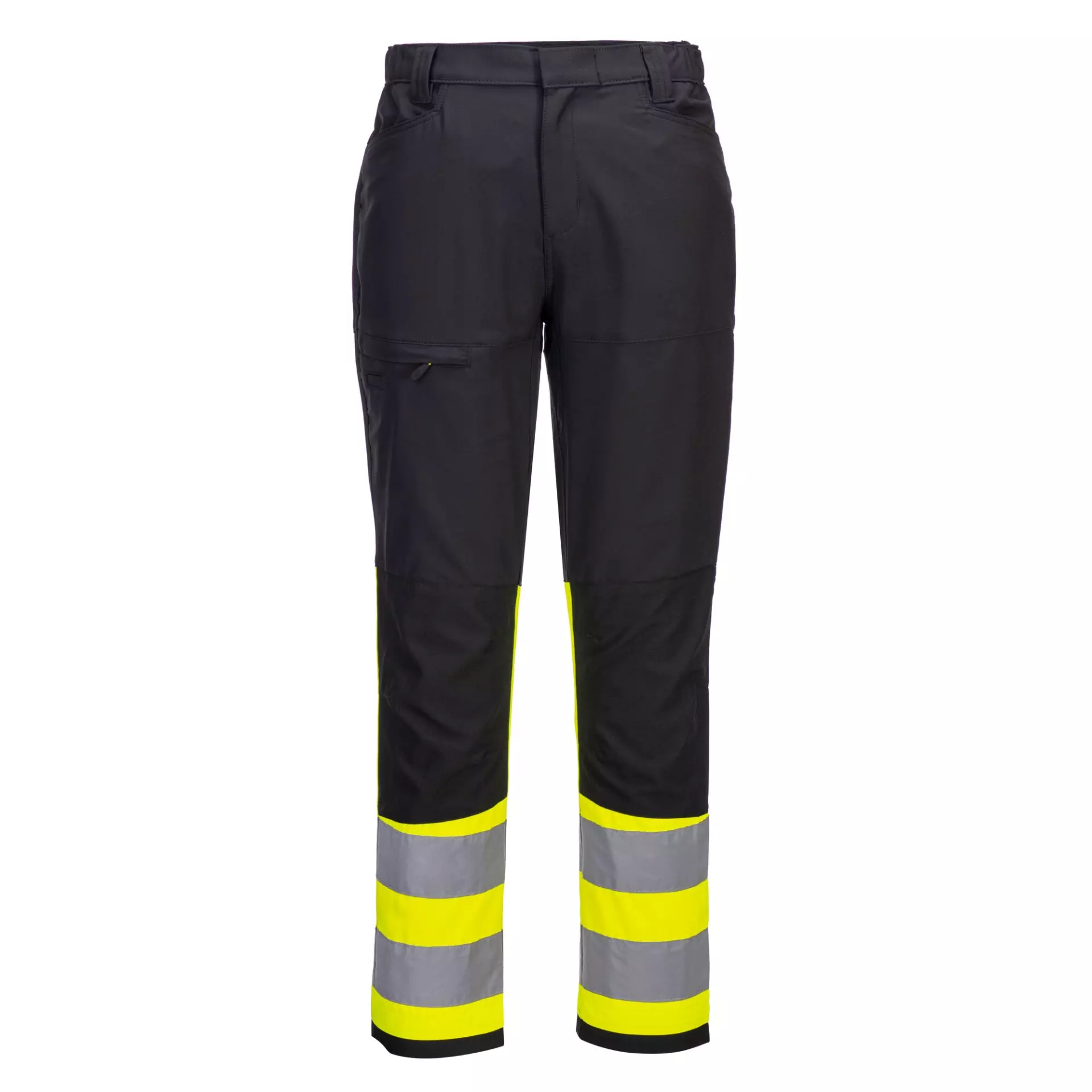 Portwest CD888YBR, WX2 Eco Hi-Vis Class 1 Service Trousers, Yellow/Black