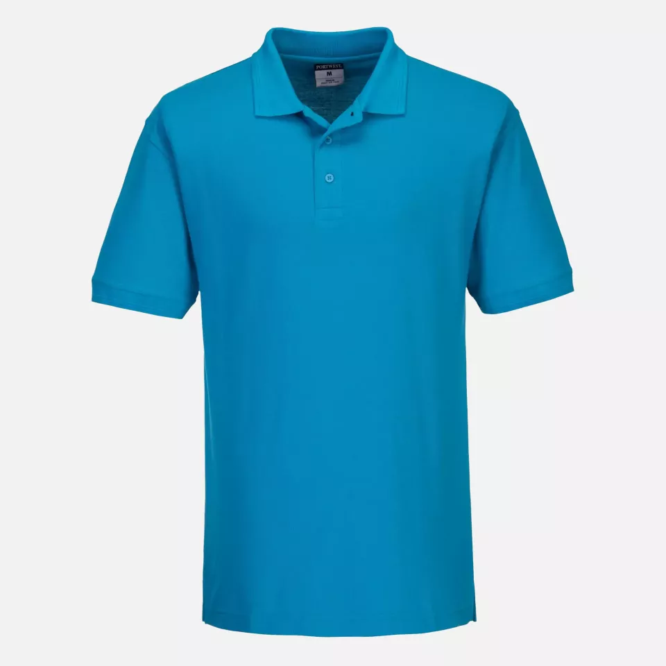 Portwest B210AQR, Naples Polo Shirt S/S, Aqua, image 1, gallery thumbnail