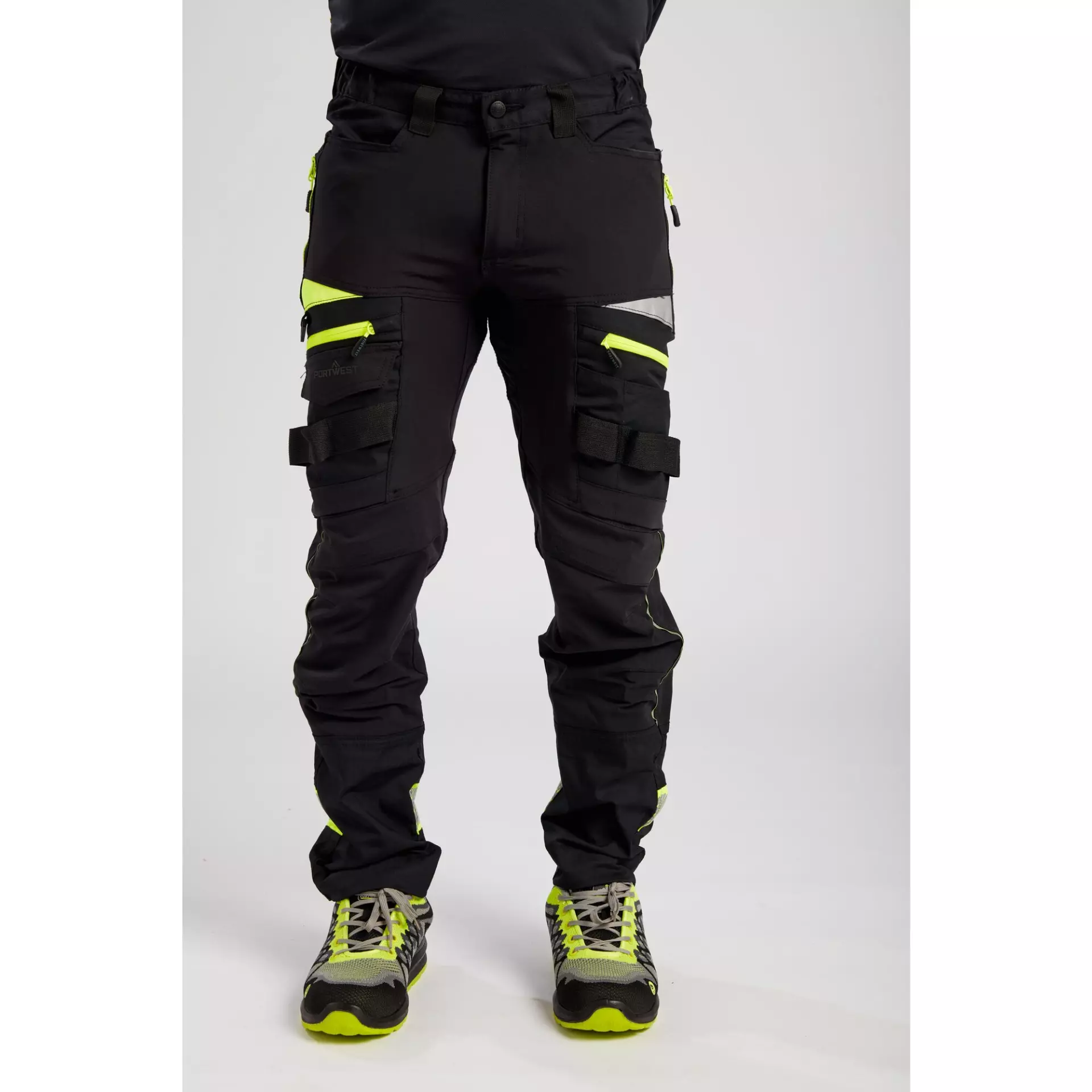 Portwest DX449BKR, DX4 Work Trousers, Black, image 3