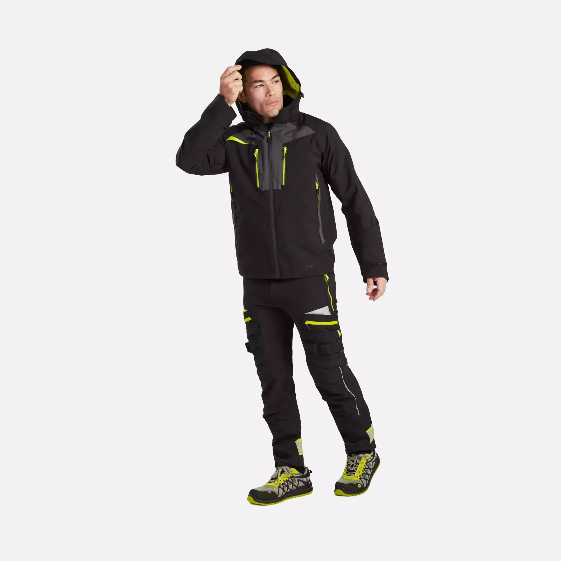 Portwest DX463BKR, DX4 Rain Jacket, Black, image 8
