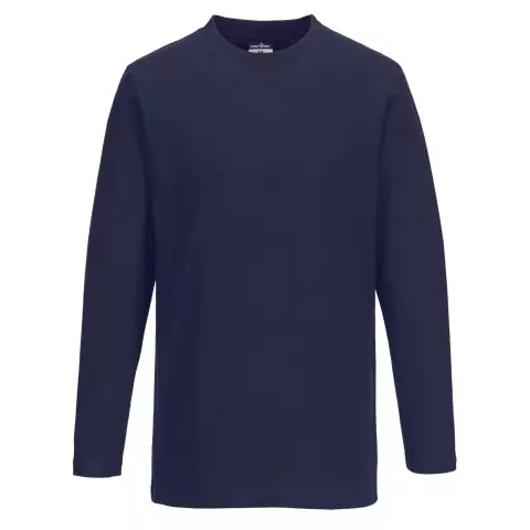 Portwest Long Sleeve T-Shirt, Navy