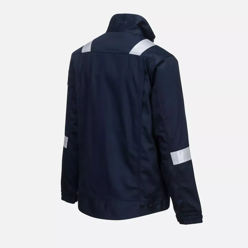 Portwest FR68NAR, Bizflame Industry FR Jacket, Navy, image 5, gallery thumbnail