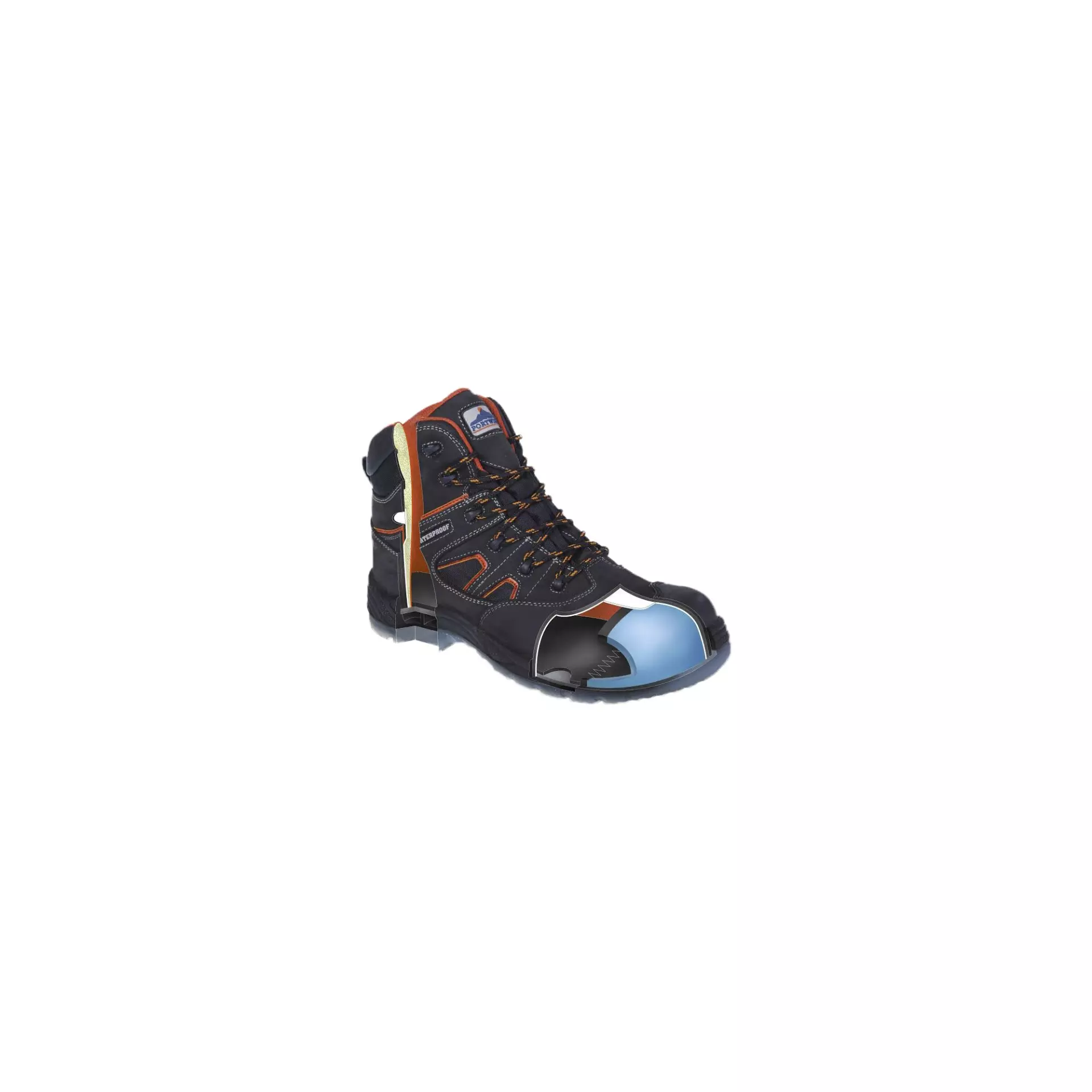 Portwest FC57BKR, Compositelite All Weather Boot S7S FO SR, Black, image 2