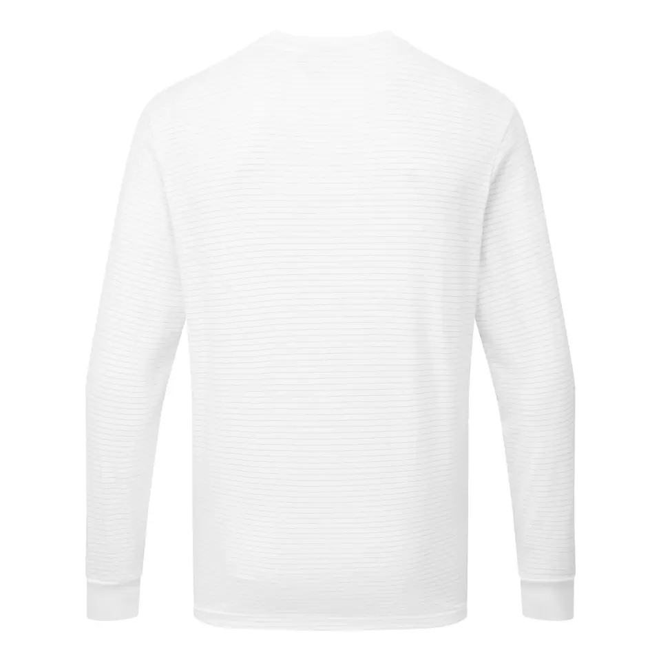 Portwest AS22WHR, Anti-Static ESD T-Shirt L/S, White, image 2, gallery thumbnail
