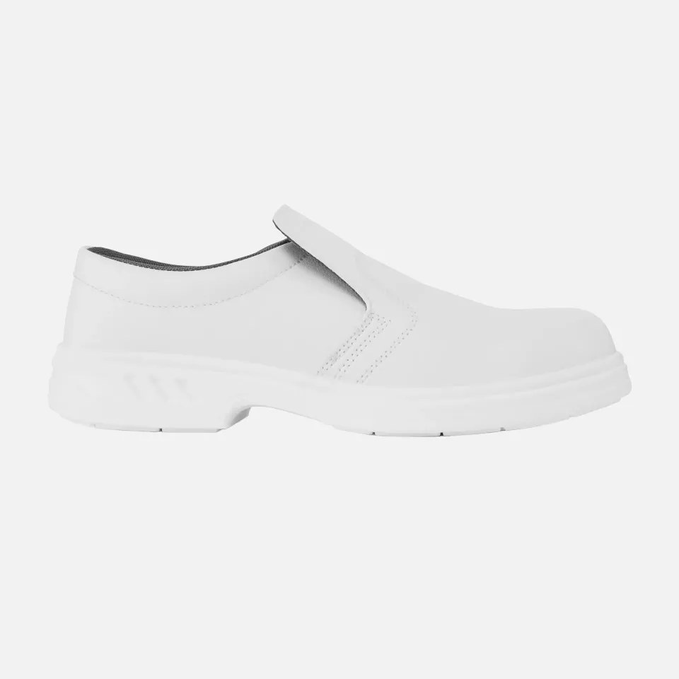 Portwest FW58WHR, Occupational Slip On Shoe O2 FO SR, White, image 1, gallery thumbnail