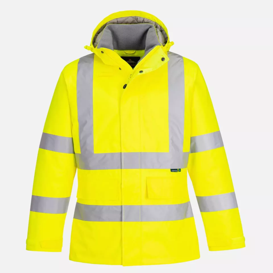 Portwest EC60YER, Eco Warnschutz-Winterjacke, Gelb, image 1, gallery thumbnail