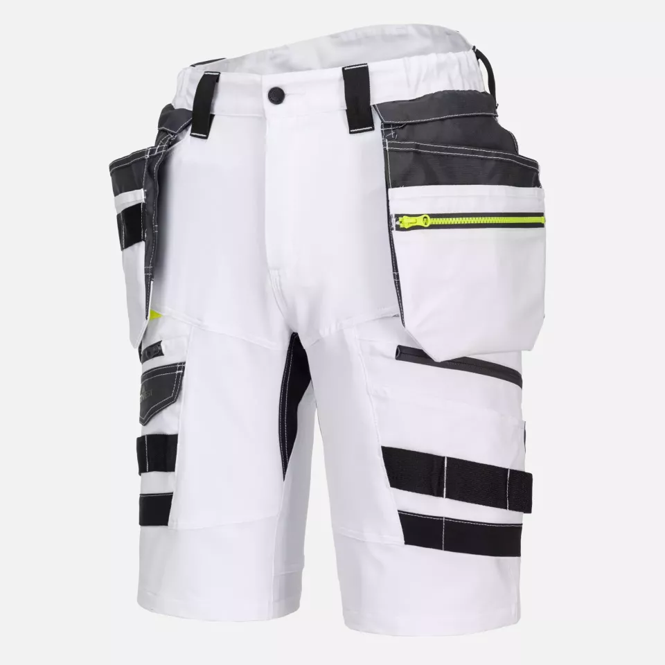 Portwest DX444WHR, DX4 Shorts mit abnehmbaren Holstertaschen, Weiß, image 3, gallery thumbnail