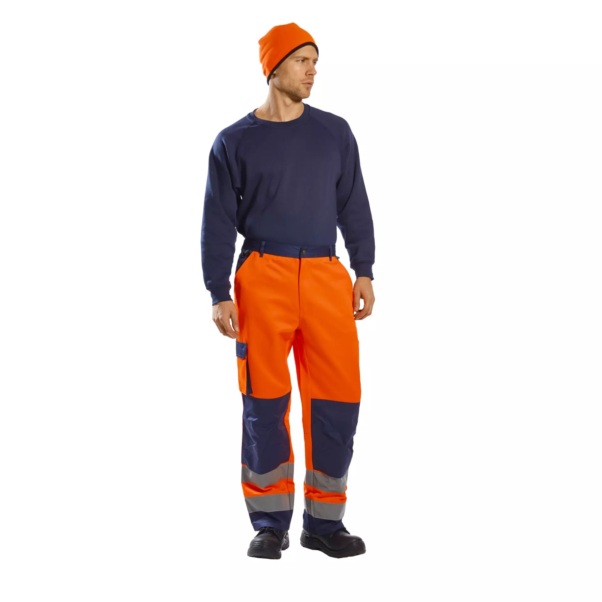 Portwest HA14, Reversible Hi-Vis Beanie Hat, image 6