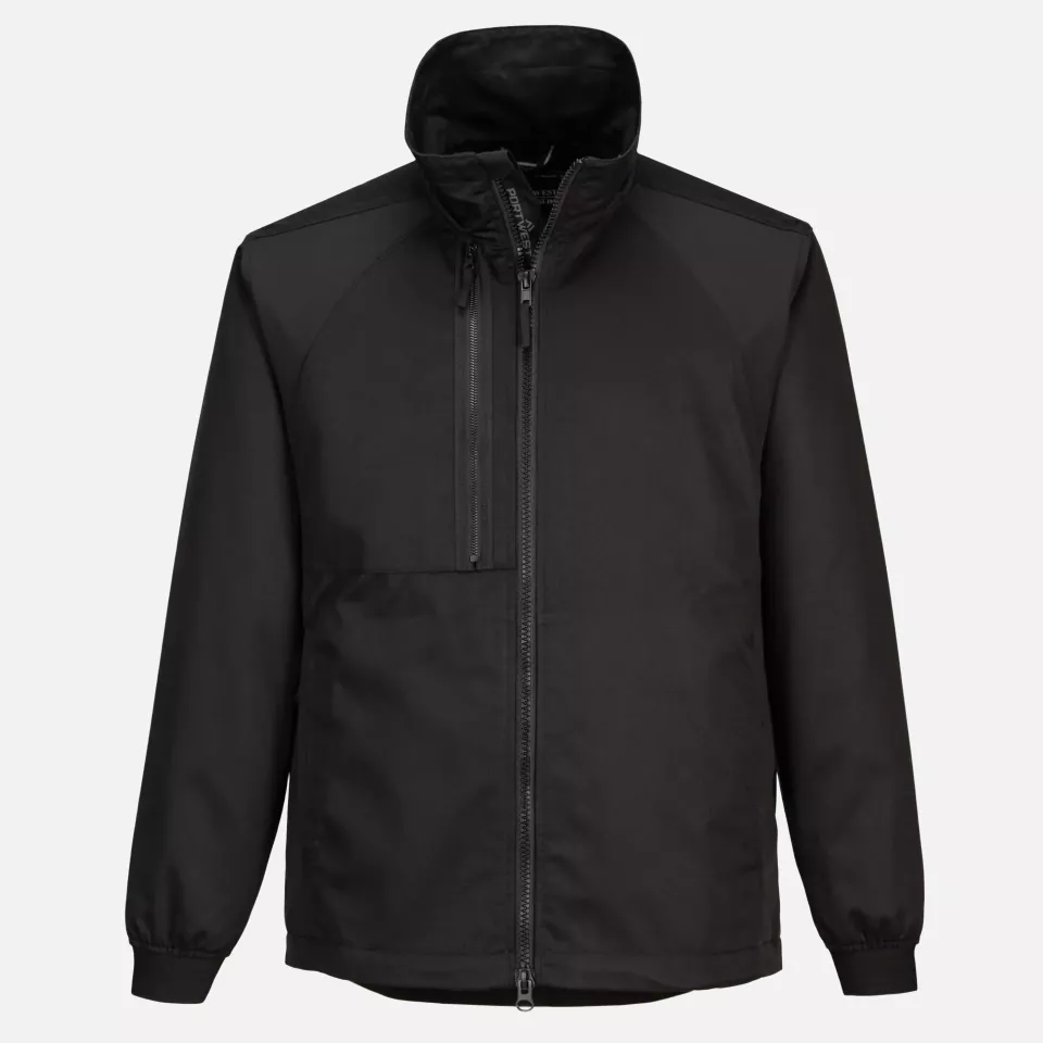 Portwest CD885BKT, WX2 Eco Stretch Arbeitsjacke, Schwarz Lang, image 2, gallery thumbnail