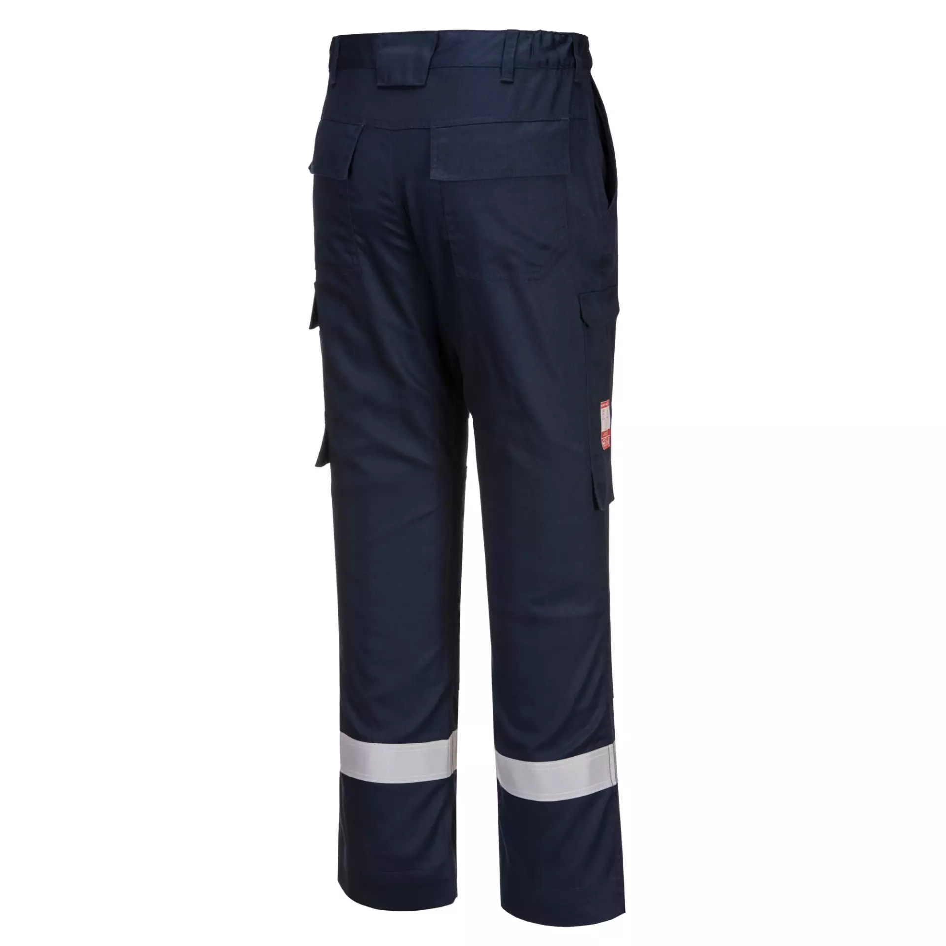 Portwest FR401NAR, Bizflame Work Lightweight Stretch Panelled Trousers, Navy, image 3