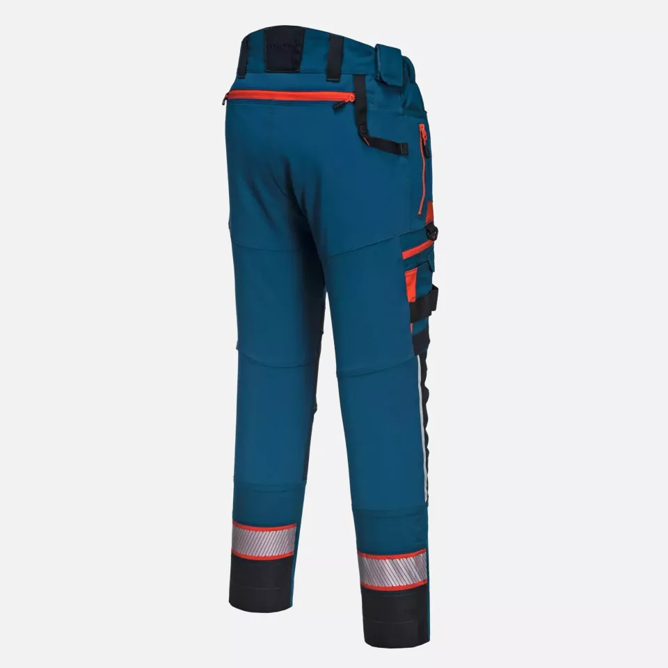 Portwest DX449MBR, DX4 Work Trousers, Metro Blue, image 8, gallery thumbnail