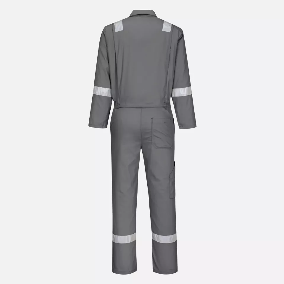 Portwest C814GRR, Iona Cotton Coverall, Grey, image 3, gallery thumbnail