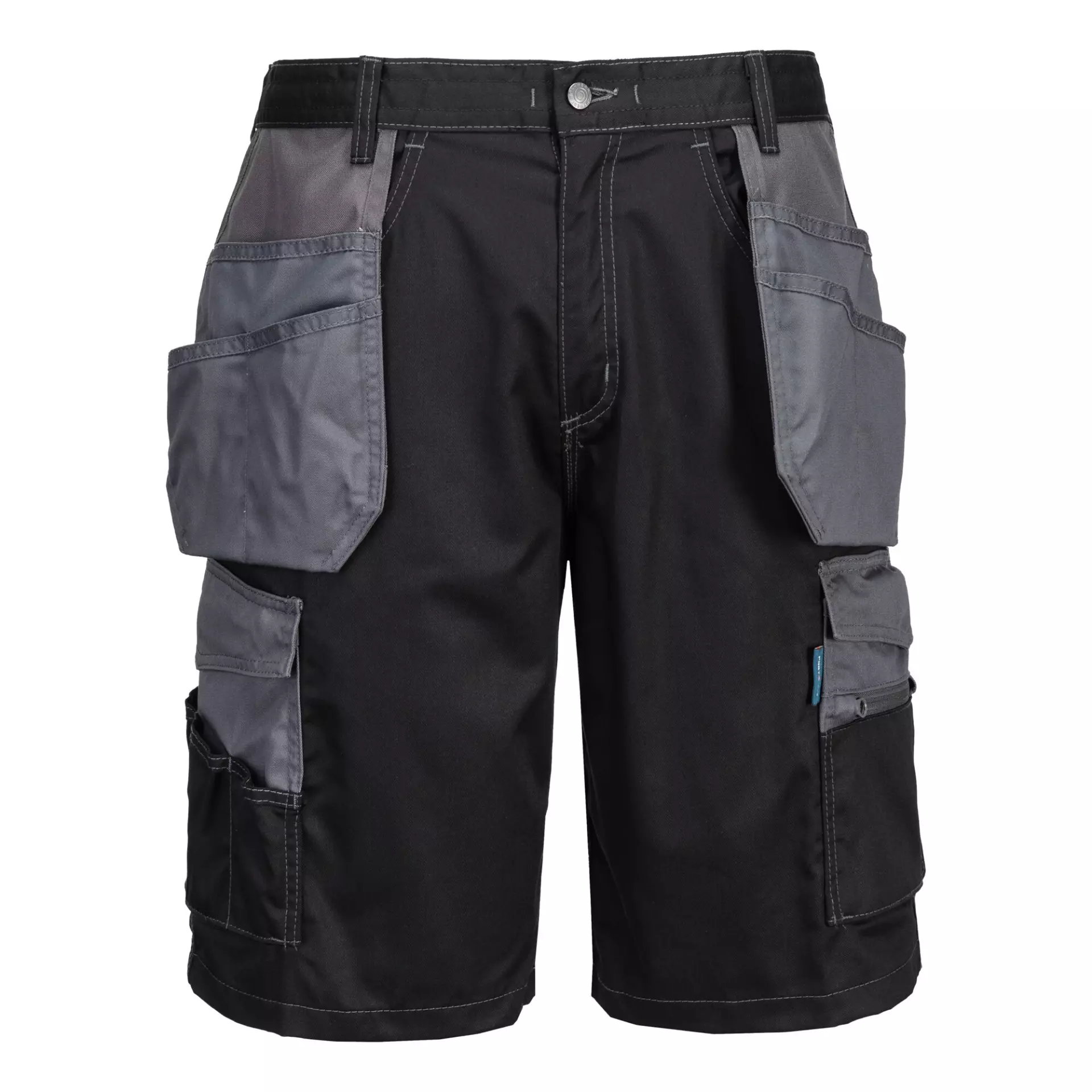 Portwest KS18BZR, Granite Holster Shorts, Black/Zoom Grey, image 1